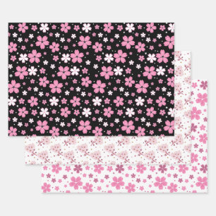 Japanisches Muster Geschenkpapier Set