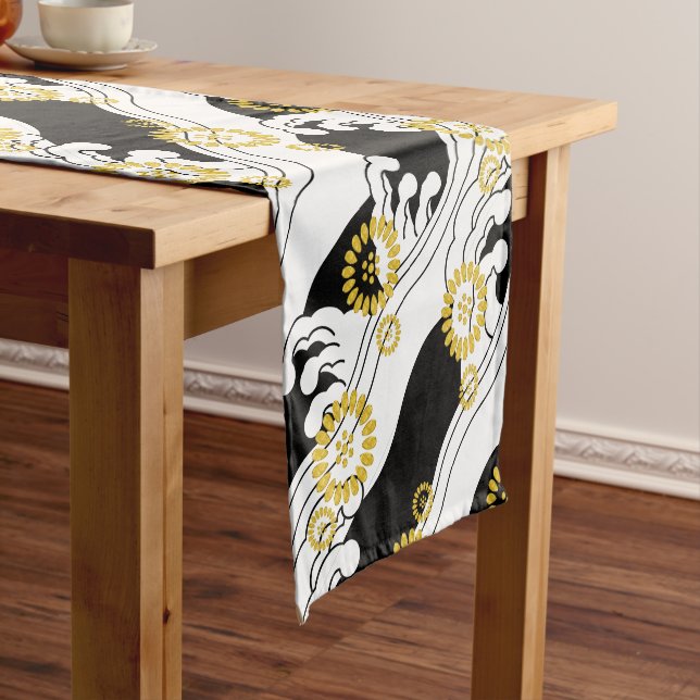 Japanisches Muster TABLE RUNNER Kurzer Tischläufer (Beispiel)