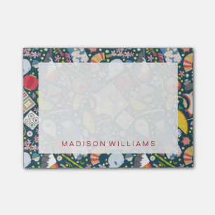 Japanisches nahtloses Muster Post-it Klebezettel