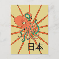 Japanisches Oktopus-Muster