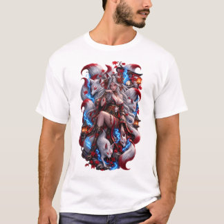 Japanisches Oni-Krieger-Tattoo-T-Shirt | Irezumi D T-Shirt