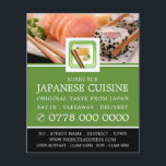 Japanisches Restaurant, Sushi Werbung Flyer<br><div class="desc">Japanese Restaurant,  Sushi Advertising Flyer by The Business Card Store.</div>