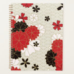 Japanisches Sakura Elegantes Muster Planer<br><div class="desc">Ein schöner Planer mit japanischem Sakura-nahtlosem Muster.</div>