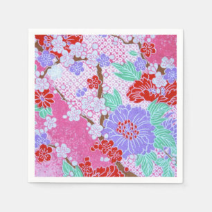 Japanisches Sakura Musterpapier Napkins Serviette