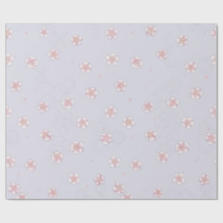 Japanisches Sakura- und Shippo-Blumenverpackungspa Geschenkpapier