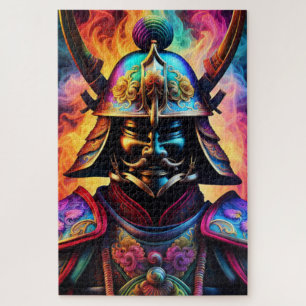 Japanisches Samurai-Jigsaw-Puzzle Puzzle