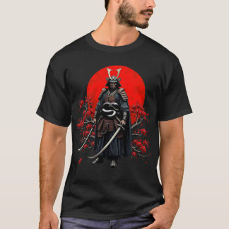 Japanisches Samurai-Krieger-T-Shirt T-Shirt