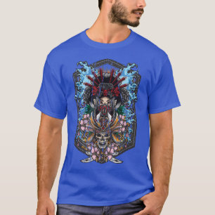 Japanisches Samurai-Mädchen Schwert Kriegerin  (2) T-Shirt