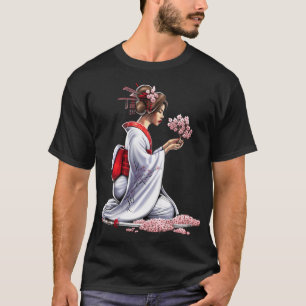 Japanisches Samurai-Mädchen T-Shirt