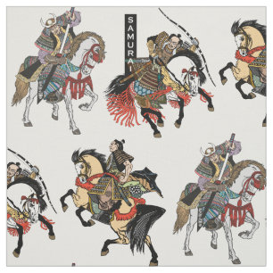 Japanisches Samurai-Pferd  Stoff