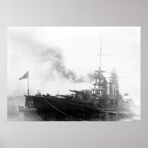 Japanisches Schlachtschiff Nagato Poster