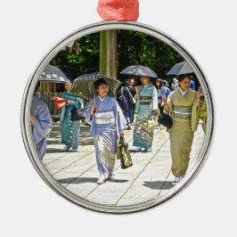 Japanisches Schwertfestival Ornament Aus Metall