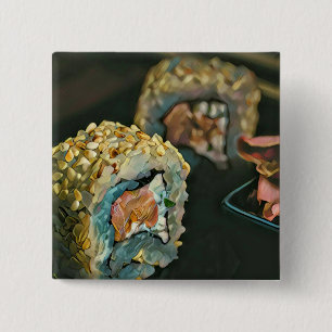japanisches Sushi Button