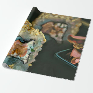 japanisches Sushi Geschenkpapier