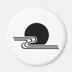 Japanisches Symbol des Familienwappen-KAMON Magnet