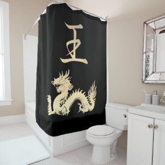 Japanisches Symbol: König Duschvorhang