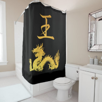 Japanisches Symbol: König Duschvorhang