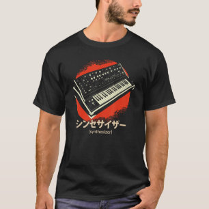Japanisches Synthesizer-Techno T-Shirt