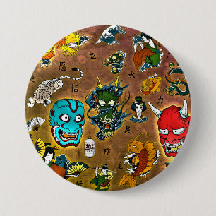 Japanisches Thema Button