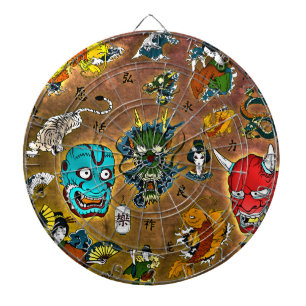 Japanisches Thema Dartscheibe