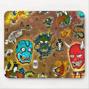 Japanisches Thema Mousepad