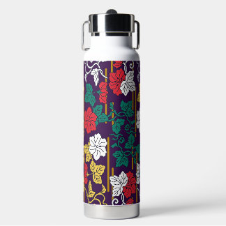Japanisches traditionelles Blattmuster Trinkflasche