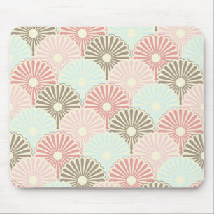 Japanisches Vintage-Muster Mousepad