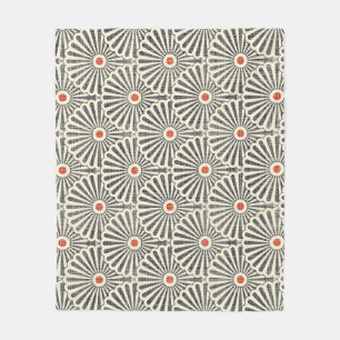 Japanisches Vintage-Muster, nahtlose Textur. Fleecedecke
