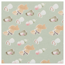 Japanisches Wagashi Muster Stoff