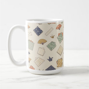 Japanisches Washi-Origami-Vintage-Geschenkpapier Kaffeetasse