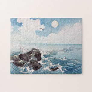 Japanisches Wellenbrecher-Puzzlespiel Puzzle