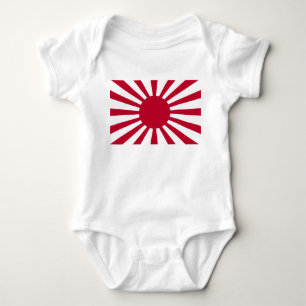 Japans Flagge des Kaiserkrieges Baby Strampler