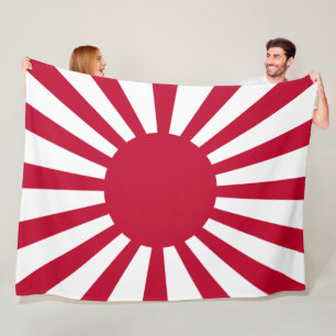 Japans Flagge des Kaiserkrieges Fleecedecke