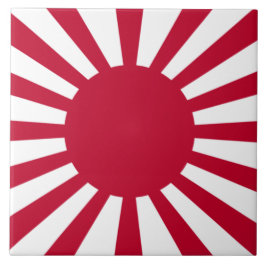 Japans Flagge des Kaiserkrieges Fliese