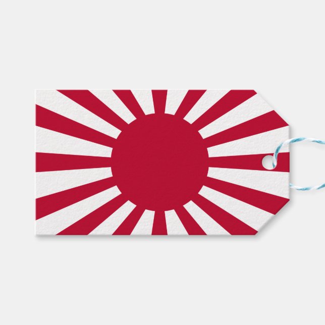 Japans Flagge des Kaiserkrieges Geschenkanhänger (Vorderseite (Horizontal))