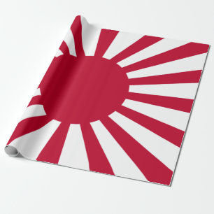 Japans Flagge des Kaiserkrieges Geschenkpapier