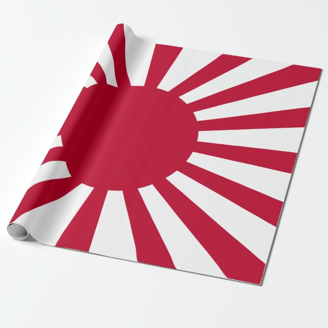 Japans Flagge des Kaiserkrieges Geschenkpapier (Ungerollt)