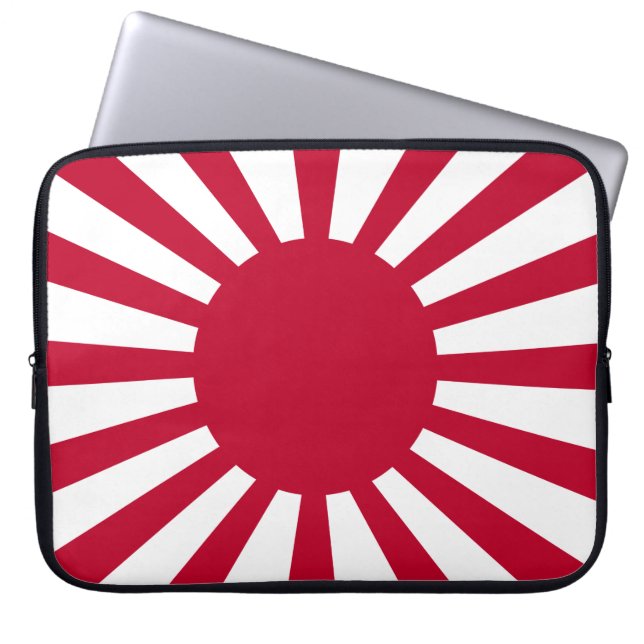 Japans Flagge des Kaiserkrieges Laptopschutzhülle (Vorderseite)