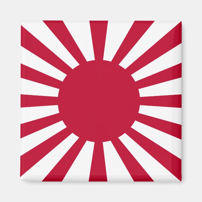 Japans Flagge des Kaiserkrieges Magnet (Vorne)