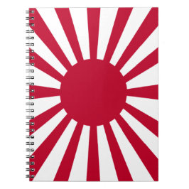 Japans Flagge des Kaiserkrieges Notizblock