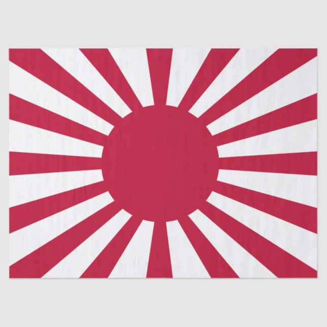 Japans Flagge des Kaiserkrieges Seidenpapier (Vorderseite)