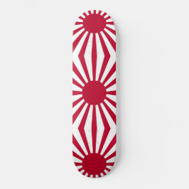 Japans Flagge des Kaiserkrieges Skateboard