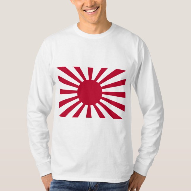 Japans Flagge des Kaiserkrieges T-Shirt (Vorderseite)