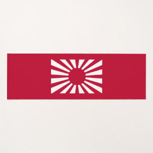Japans Flagge des Kaiserkrieges Yogamatte