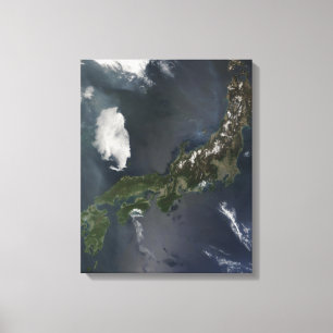 Japans Hauptinsel, Honshu Leinwanddruck