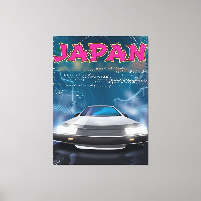 Japans Reiseplakat Leinwanddruck (Vorderseite)