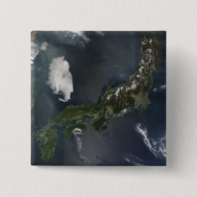 Japans wichtigste Insel, Honshu Button (Vorderseite)