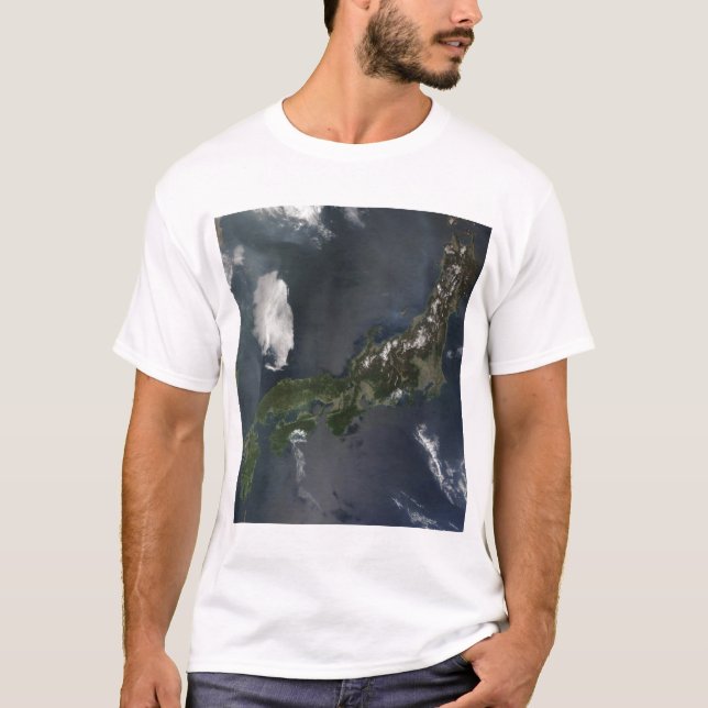 Japans wichtigste Insel, Honshu T-Shirt (Vorderseite)