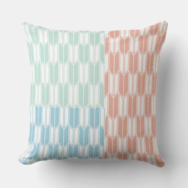 Japenese Patchwork Design Pillow Kissen (Vorderseite)