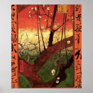 Japonaiserie Plum Tree Hiroshige - Vincent van Gog Poster